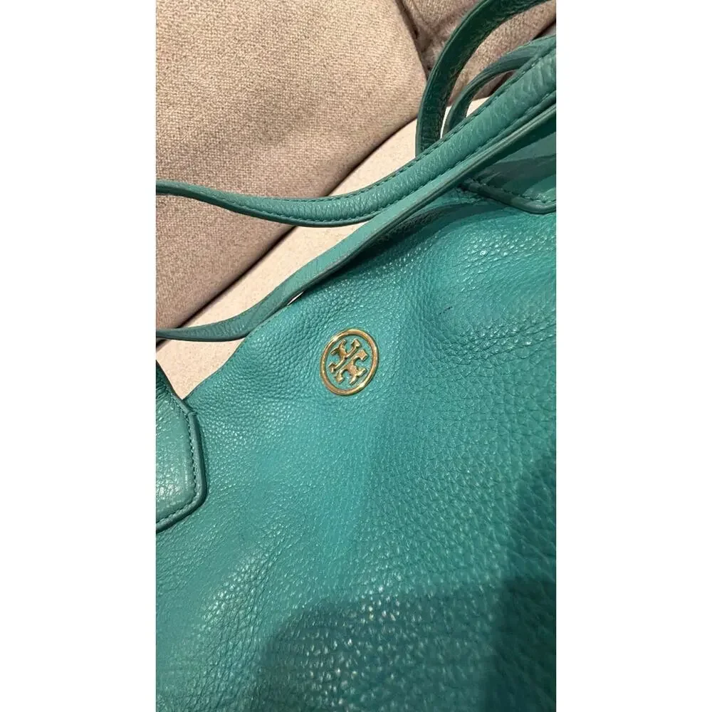 Tory Burch Michelle Tote Aqua Blue